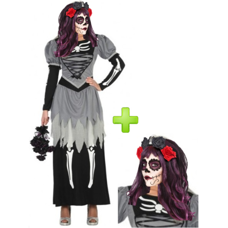 Mozorro Catrina Andregaia Hezurrak Grisa