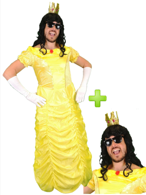 Disfraz de Princesa Hombre Bellisimo - Disfraces Despedida Soltero