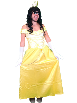 Disfraz de Princesa Hombre Amarilla - Disfraces Despedida Soltero