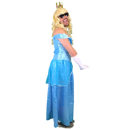 Disfraz de Princesa hombre azul - Disfraces Despedida Soltero