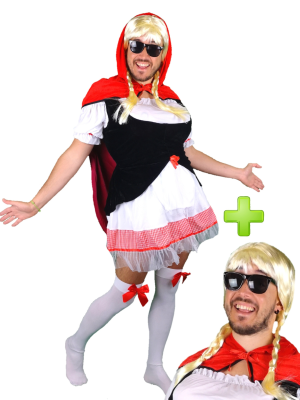 Disfraz de Caperucita Roja Hombre - Disfraces Despedida Soltero