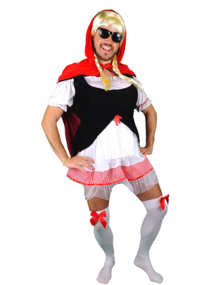 Disfraz de Caperucita Roja Hombre - Disfraces Despedida Soltero
