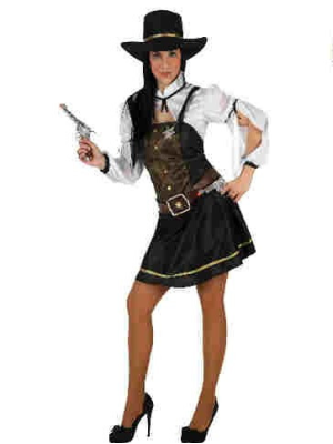 Disfraz de Sheriff Mujer - Disfraces del Vaqueros Adultos