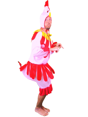 Disfraz de Gallina Rosa para hombre - Disfraces Despedida Soltero