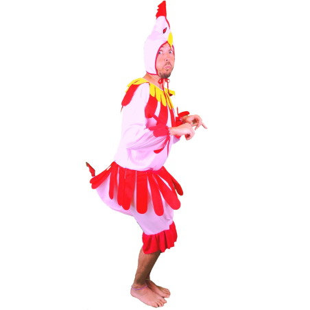 Disfraz de Gallina Rosa para hombre - Disfraces Despedida Soltero