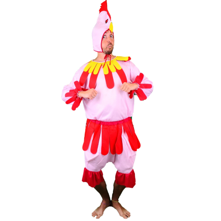 Disfraz de Gallina Rosa para hombre - Disfraces Despedida Soltero
