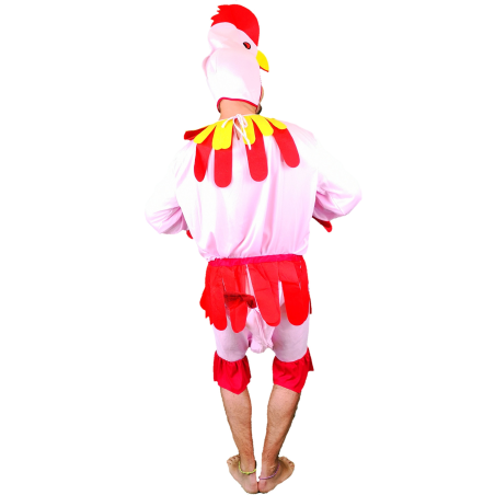 Disfraz de Gallina Rosa para hombre - Disfraces Despedida Soltero