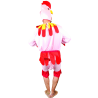 Disfraz de Gallina Rosa para hombre