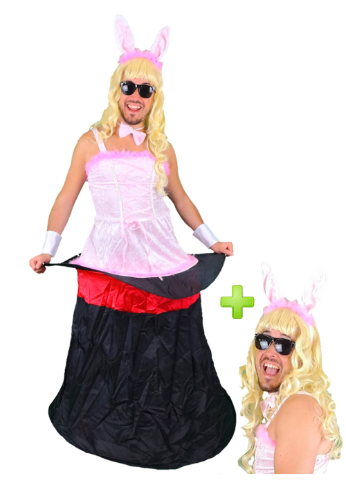 Disfraz de Conejita Chistera Hombre - Disfraces Despedida Soltero