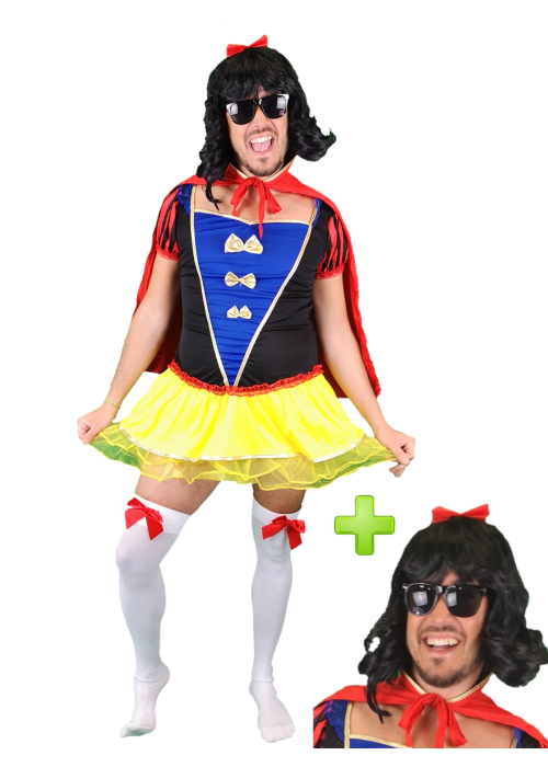 Disfraz de Princesa Nieves Hombre - Disfraces de Mujer para Hombre