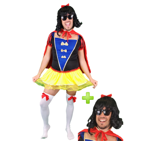 Disfraz de Princesa Nieves Hombre - Disfraces de Mujer para Hombre