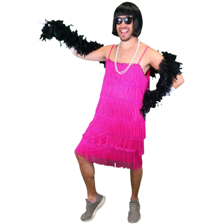 Disfraz de Charleston Hombre Rosa - Disfraces de Mujer para Hombre