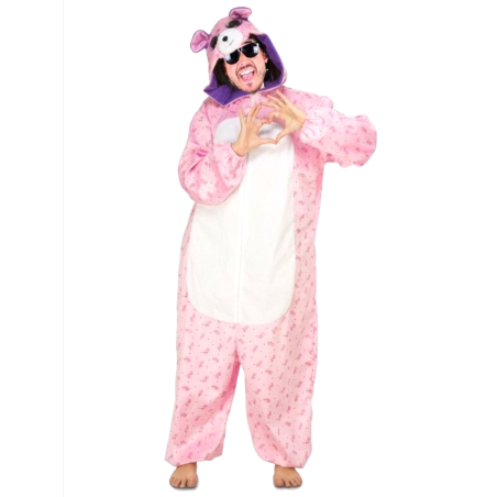 Disfraz de Oso Amoroso Rosa