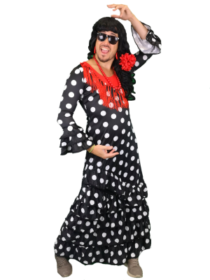 Disfraz de Sevillana Hombre La Panto - Disfraces de Cordobeses para Hombre