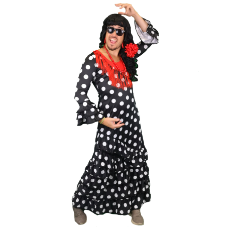 Disfraz de Sevillana Hombre La Panto - Disfraces de Cordobeses para Hombre
