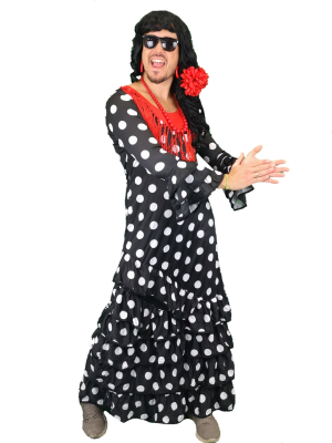 Disfraz de Sevillana Hombre La Panto - Disfraces de Cordobeses para Hombre