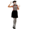 Disfraz de Mimo chica con medias y guantes - Packs Disfraces de Circo