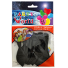 Globos Negros 10 Unid - Globos
