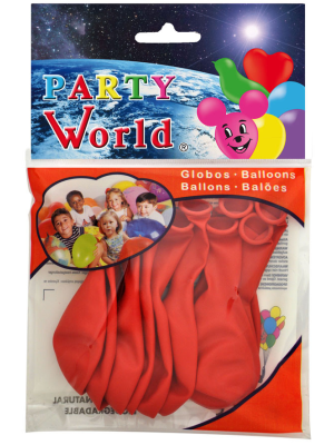 Globus De Color Vermell 10