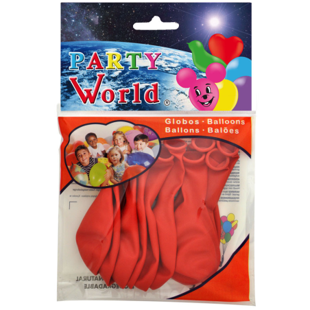 Globos Rojos 10 Unid - Globos