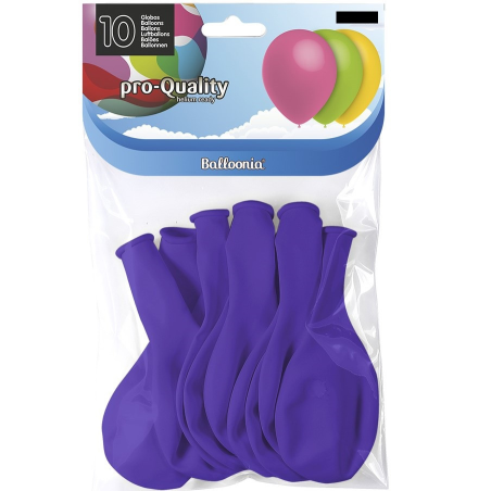 Globos Morados 10 Unid - CELEBRACIONES