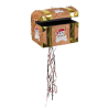 Pinata en forme de coffre au Trésor