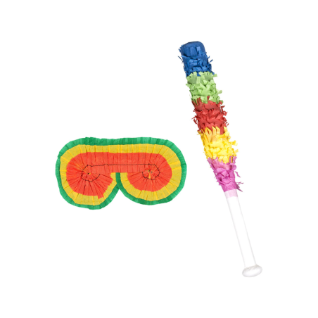 Bate y Antifaz Piñata - Piñatas