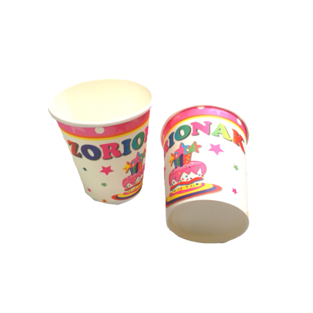 Vasos Zorionak Rosas - CELEBRACIONES