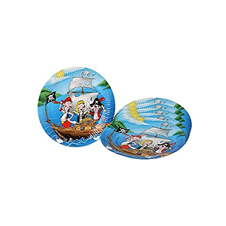 Platos de pirata  - Fiestas de Cumpleaños de Piratas