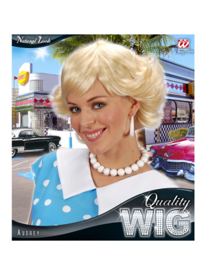 Wig 50s blonde Women