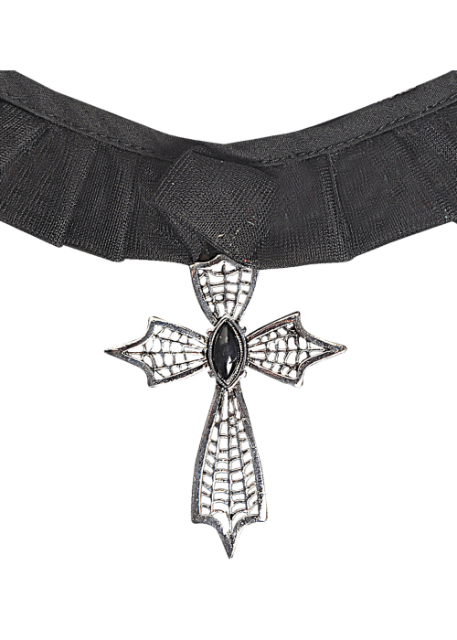 Colgante Cruz con Tul - COMPLEMENTOS POR CATEGORIA