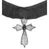 Cross colgante dituzten Tulle