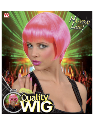 Peluka Rave Fuksia