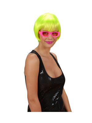 Peluca Rave Verde - COMPLEMENTOS POR CATEGORIA