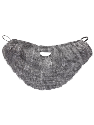 La barbe avec Moustache Grise