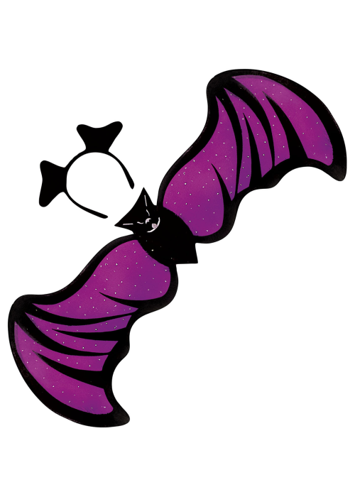 Set de Murcielago Morado - HALLOWEEN