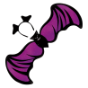 Set de Murcielago Morado - HALLOWEEN