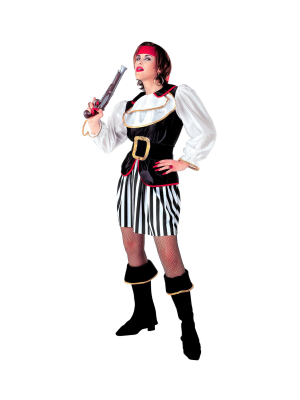 Disfraz de Piratesa a Rayas - Disfraces de Piratas para Mujer