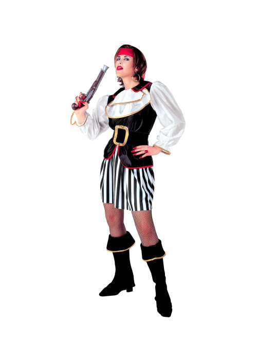Disfraz de Piratesa a Rayas - Disfraces de Piratas para Mujer