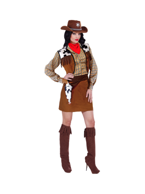 Costume De Cow-Girl Brune