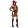 Disfraz de Vaquera Marron - Disfraces del Vaqueros Adultos