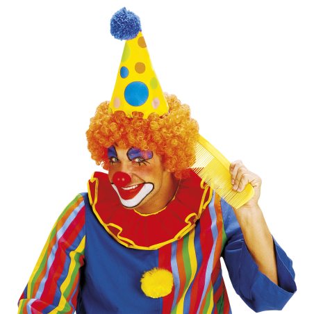 Gorro Payaso con Pelo en 3 colores surtidos - Complementos de Payasos, Arlequines y Bufones