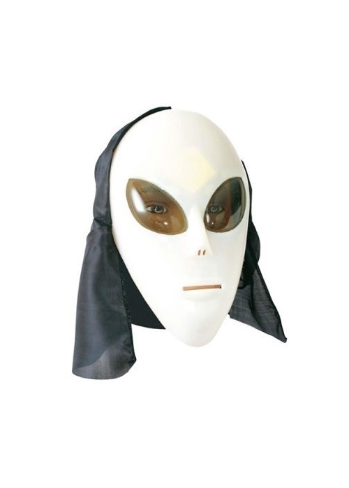 Mascara Alien con capucha - Complementos del Espacio