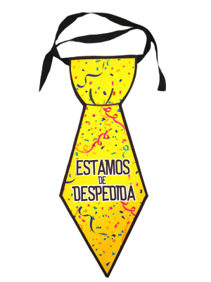 Corbata Estamos de Despedida - Pañuelos y Corbatas para Despedidas