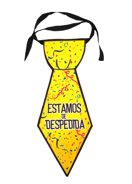 Corbata Estamos de Despedida - Pañuelos y Corbatas para Despedidas