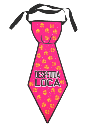 Corbata Despedida Loca - COMPLEMENTOS DESPEDIDA