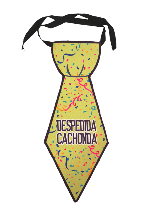 Corbata Despedida Cachonda Verde - Pañuelos y Corbatas para Despedidas
