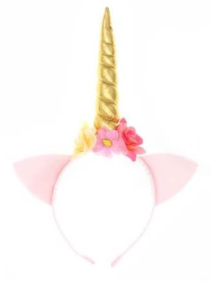 Comprar Diadema Unicornio con Flores Surtidas - Sombreros