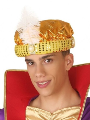 Turbante Árabe Ouro