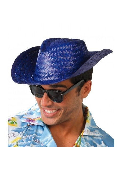 Sombrero de Paja Azul - Sombreros
